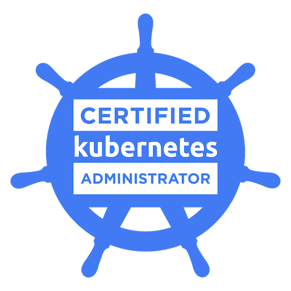 Certified Kubernetes Administrator badge